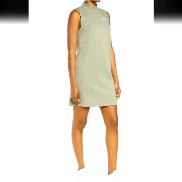 Nike Sportswear Mock neck Women's Sleeveless  Dress - Picture 2 of 9